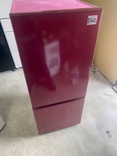 NO B502?福岡市内配送設置無料✨?AQR-18H-R 冷蔵庫 ルージュ [184L /2ドア /右開きタイプ] 