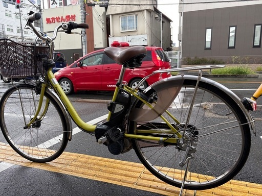 中古Panasonic電動アシスト自転車　13.2Ah4点灯　大阪