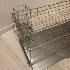 無料　ステンレス製　水切り台の画像