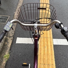 中古24インチYAMAHA電動アシスト自転車　8.7Ah 大阪の画像