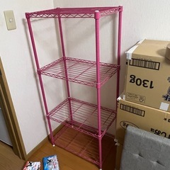 【取引中】スチールラック4段の画像