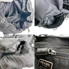 プラダ  リュック・デイパック ブラック  PRADA バックパック トライアングルロゴの画像