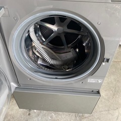 NO B508🌈福岡市内配送設置無料✨🌈NA-VG2400L-X ドラム式洗濯乾燥機 Cuble（キューブル） プレミアムステンレス [洗濯10.0kg /乾燥5.0kg /ヒーター乾燥(排気タイプ) /左開き]  2019年の画像