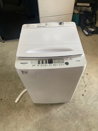 NO B511?福岡市内配送設置無料✨?Hisence 洗濯機 HW-E5504 2021年製 5.5kg