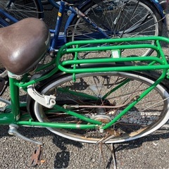 ママチャリ（カゴ付き）の画像