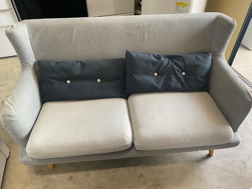 福岡市内配送無料2人掛けソファ