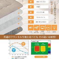 こたつ敷布団 長方形 大判 冬用 こたつマット 190×240cmの画像