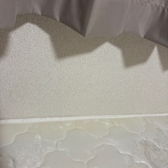 【取引中】白ダブルベッド  マットレスセットの画像