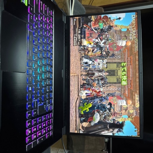 17型　MSI製　ゲーミングノート【RGBキーボード】現在取引中。