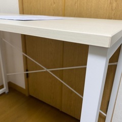 デスク ZK001  95 ホワイト  ニトリの画像