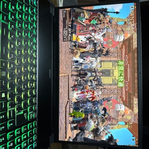 17型　MSI製　ゲーミングノート【RGBキーボード】現在取引中。