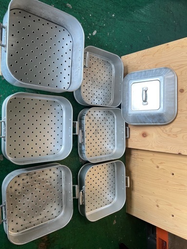 【送料無料】アルミ6段蒸し器