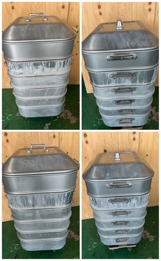 【送料無料】アルミ6段蒸し器