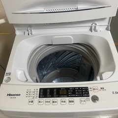 洗濯機　ハイセンス　HW-K55E の画像