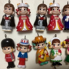 不二家　ペコちゃん　フィギュア　62点　付属品　15点の画像