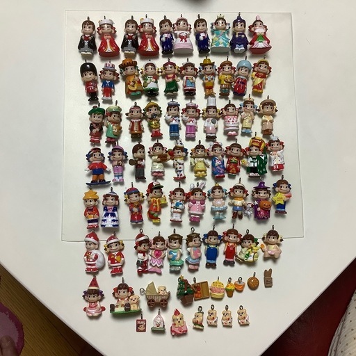 不二家　ペコちゃん　フィギュア　62点　付属品　15点