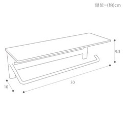 タオルハンガー　黒の画像