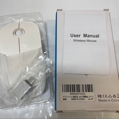 新品❤️ホワイト ワイヤレスマウス 本体の画像