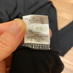 ベルメゾン　Hotcott 授乳トップス　M〜L ブラックタートルネック授乳服の画像