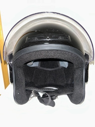 ブラック ジェットヘルメット