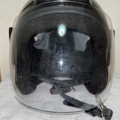 ブラック ジェットヘルメットの画像