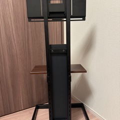 HAYAMIハヤミ工産 TIMEZ KFシリーズ KF-240B ～43V型対応 壁寄せスタンドの画像