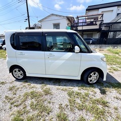 車検令和8年10月まで　激安　タントカスタム　スライドドア　ETC ナビ付きの画像