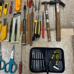 無料で差し上げます。店舗で使用していた大量の工具一式　の画像