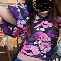 フラワープリント パフスリーブ トップスの画像