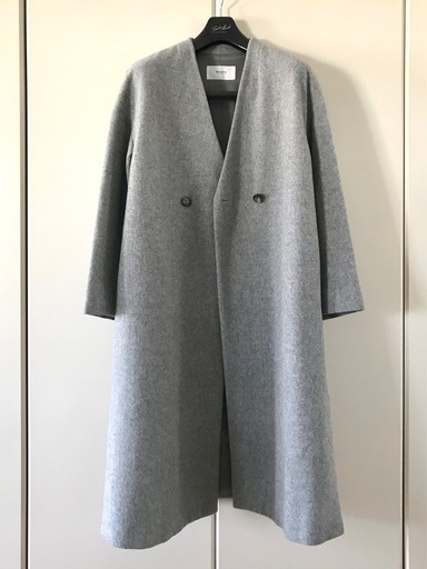 NOLLEY’S  ノーリーズ　コート　グレー ウール100%