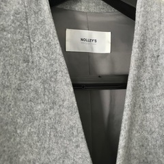 NOLLEY’S  ノーリーズ　コート　グレー ウール100%の画像