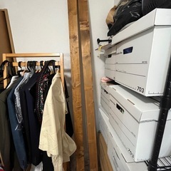 【DIY】【譲ります】ラブリコ、2×4木材、有孔ボードの画像