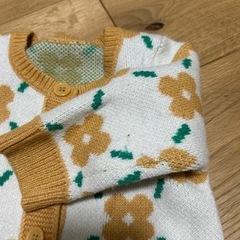 サイズ60-70　冬物ニット　ベビー服の画像