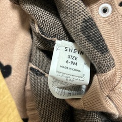 サイズ60-70　冬物ニット　ベビー服の画像