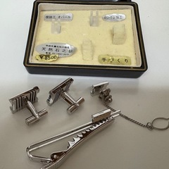 ヴィンテージ　タイピン&カフス&タイタックセット の画像