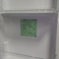 冷凍冷蔵庫　ハイセンス　150ℓ　　2020年製の画像