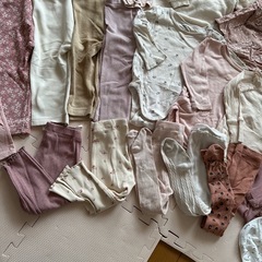 【80cm】ベビー服 靴 スタイ 秋冬 女の子 まとめ売り H&M UNIQLOの画像