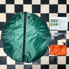 速ワンタッチポータブルテント 2人用　200cm×150cm×110cmの画像
