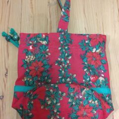 巾着袋　赤の画像