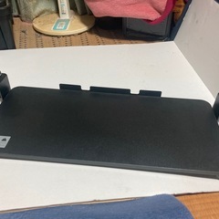 パソコンスタンド2点、後付けデスク引き出しセットの画像