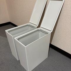 【100円】無印良品　ゴミ箱の画像