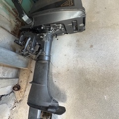 船、船外機２個、カート一式の画像