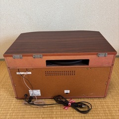 Columbia コロムビア GP-18 レコード/CD/カセット/ラジオ 一体型オーディオ 昭和レトロの画像