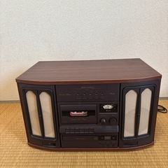 Columbia コロムビア GP-18 レコード/CD/カセット/ラジオ 一体型オーディオ 昭和レトロの画像