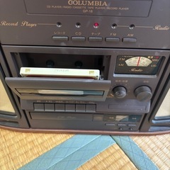 Columbia コロムビア GP-18 レコード/CD/カセット/ラジオ 一体型オーディオ 昭和レトロの画像