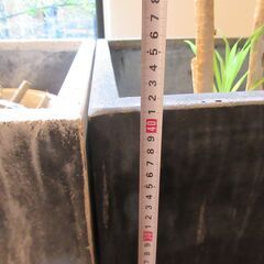植木鉢 おしゃれ 大きめ 四角形 3点セットの画像