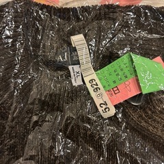 【Armani Jeans】メンズ ニット（XL・ダークブラウン）上質素材／ボタン付きデザイン＆古着セットの画像