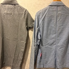 【2点セット】メンズおしゃれアイテムまとめ売り！RICORZOジャケット（48サイズ）＋アバクロ ポロシャツ（S）【美品】の画像