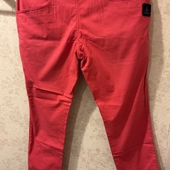 Le Coq Sportif GOLF ストレッチ ゴルフパンツ メンズ ピンク系／Dカン付き・機能性◎の画像