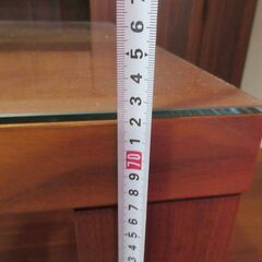 北欧風 ダイニングテーブル ガラス板付 食卓 大きめ 210㎝の画像